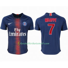 Fußballtrikots Paris Saint-Germain MBAPPE 7 2018-2019 Kurzarm Heimtrikotsatz kaufen